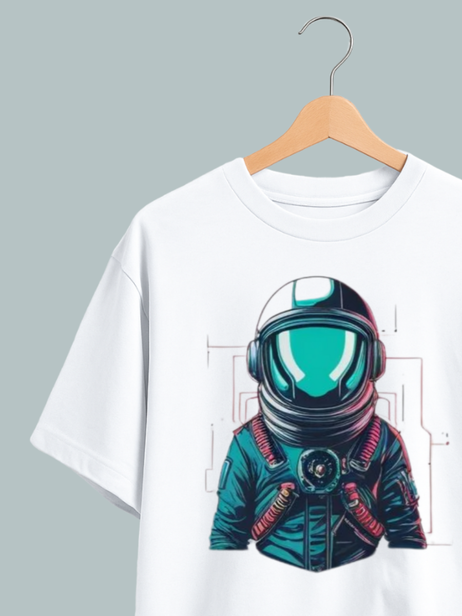 Cosmic Astronaut Oversized T Shirt - Image 3