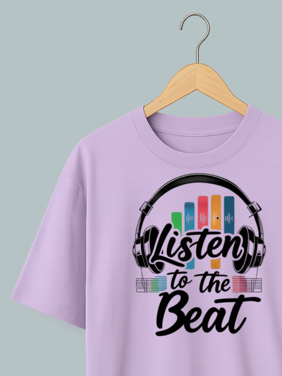 Listen to the Beat Oversized T Shirt - Image 3