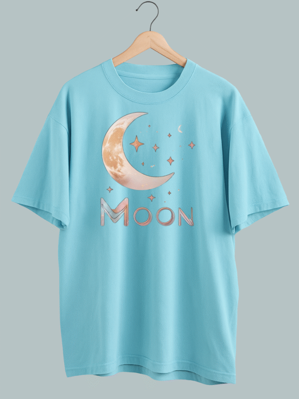 Moon Oversized T Shirt - Image 2