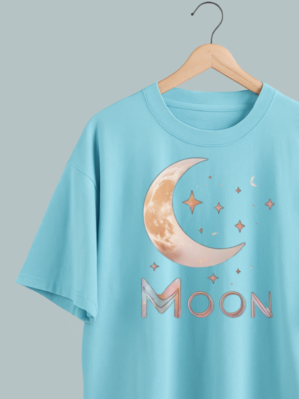 Moon Oversized T Shirt - Image 4