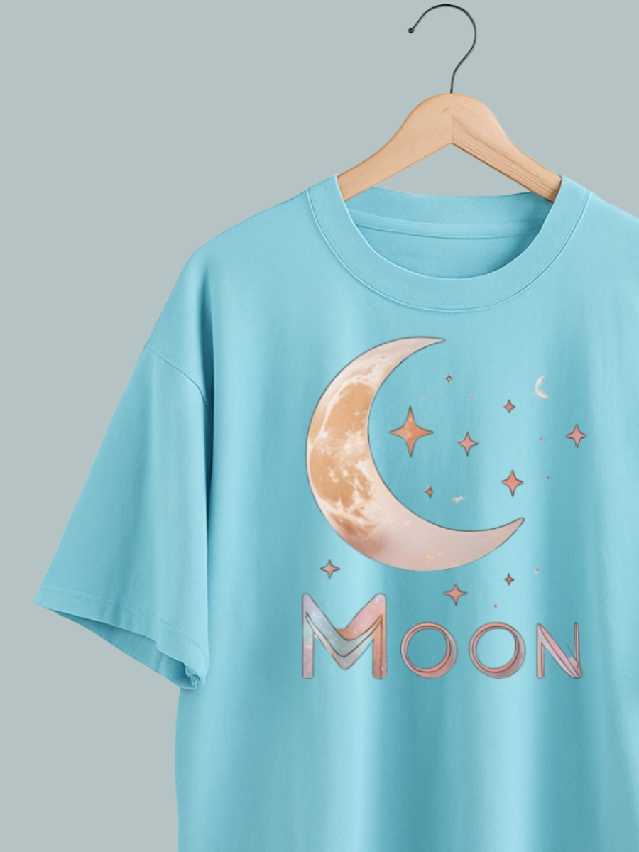 Moon Oversized T Shirt - Image 4