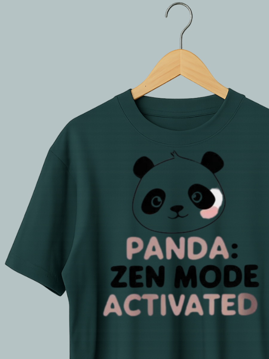 Zen mode oversized t-shirt - Image 4
