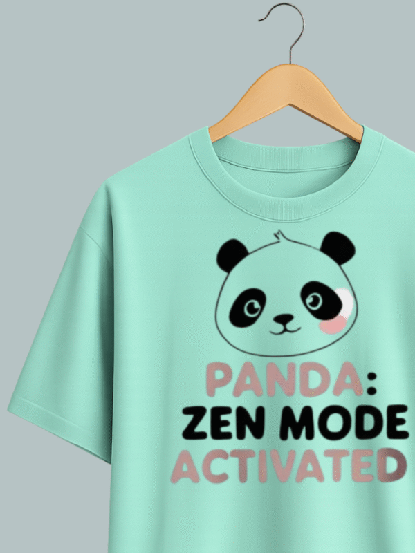 Zen mode oversized t-shirt - Image 3
