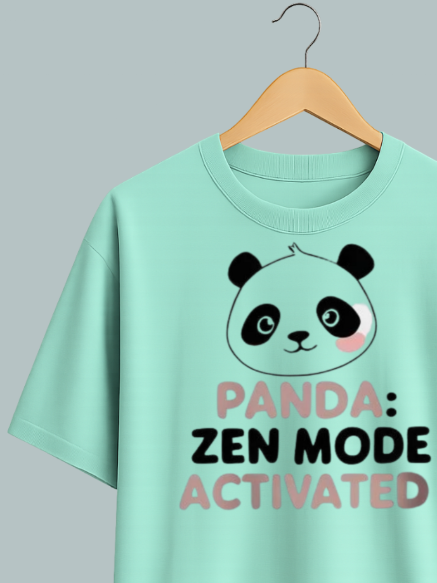 Zen mode oversized t-shirt - Image 3