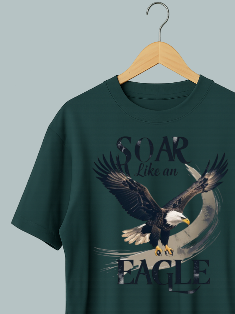 Soar Like an Eagle Oversized T Shirt - Image 4