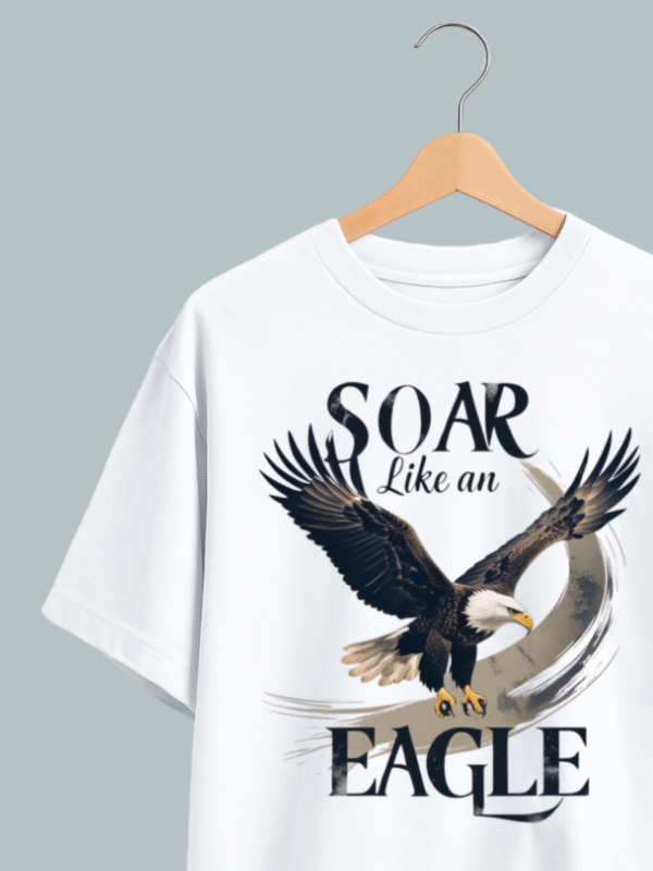 Soar Like an Eagle Oversized T Shirt - Image 3