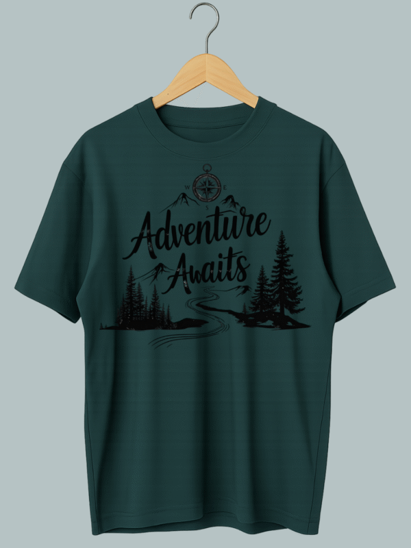 Adventure Awaits Oversized T Shirt - Image 2