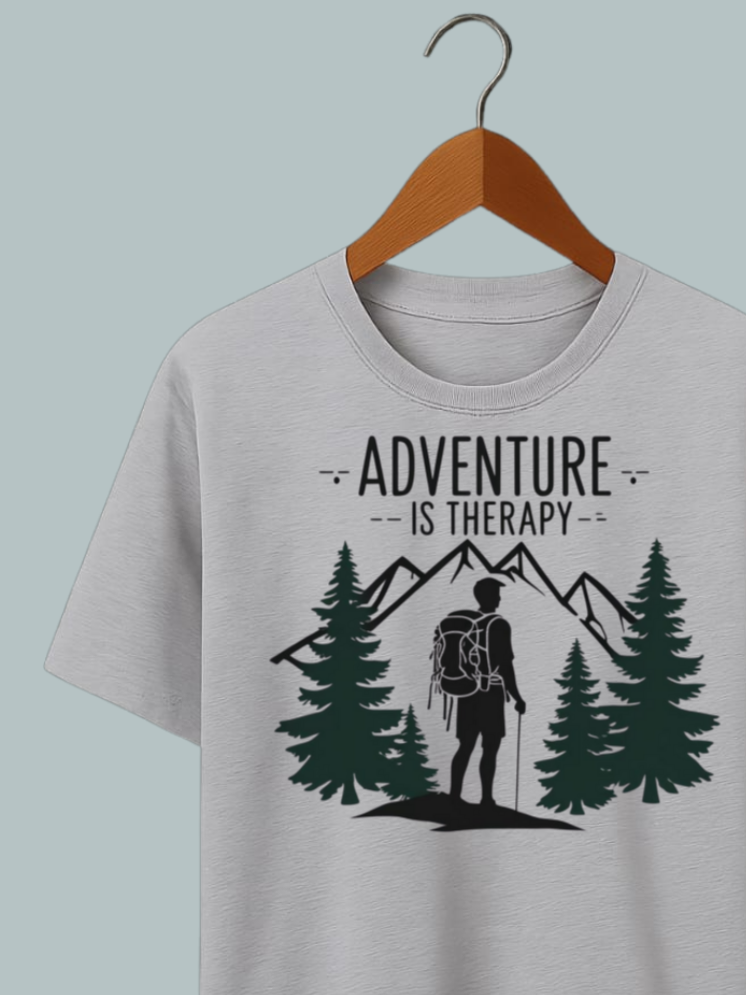 Adventure is Therapy Oversized T-Shirt - Image 3