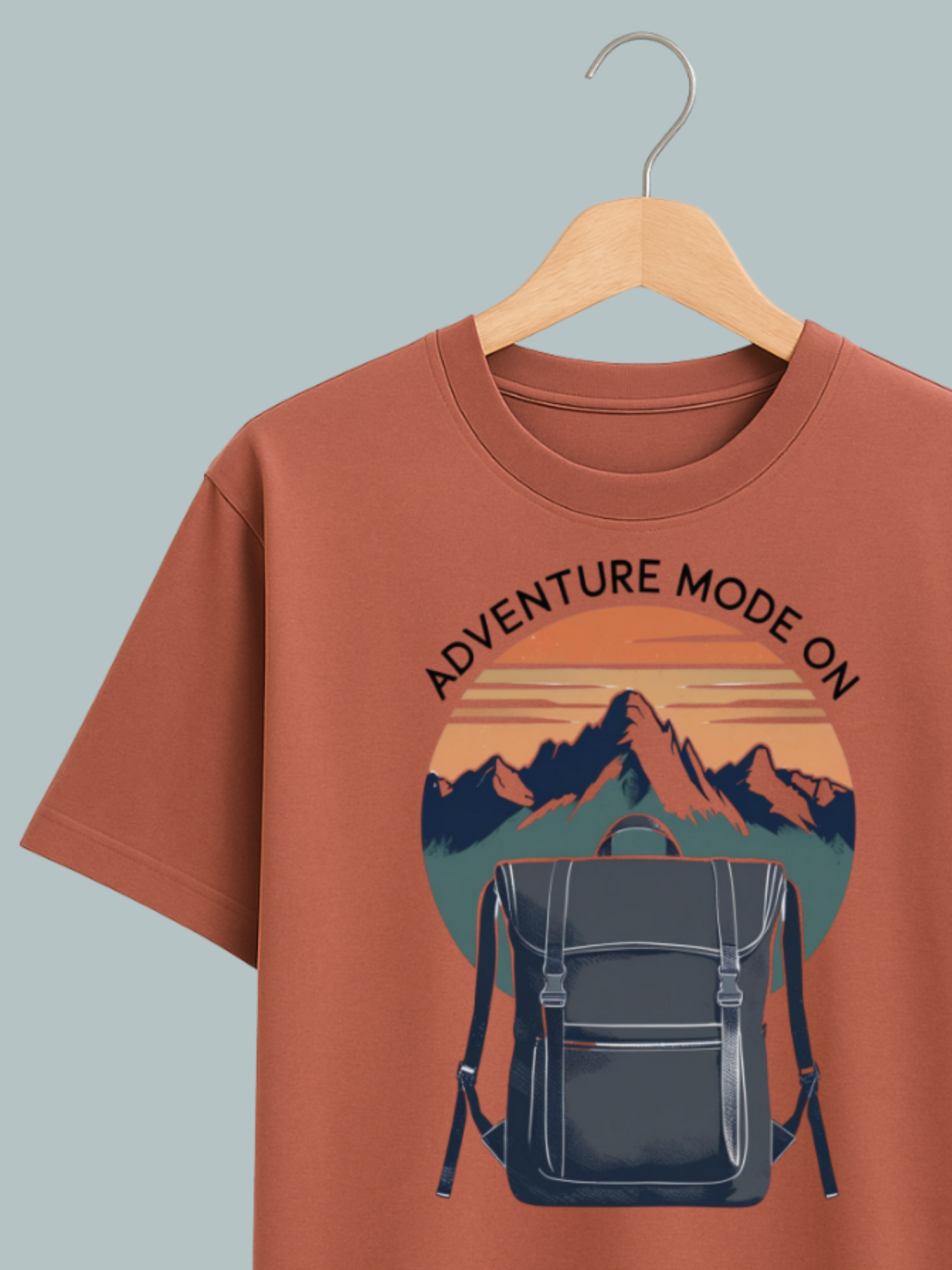 Adventure Mode On Oversized T Shirt - Image 3