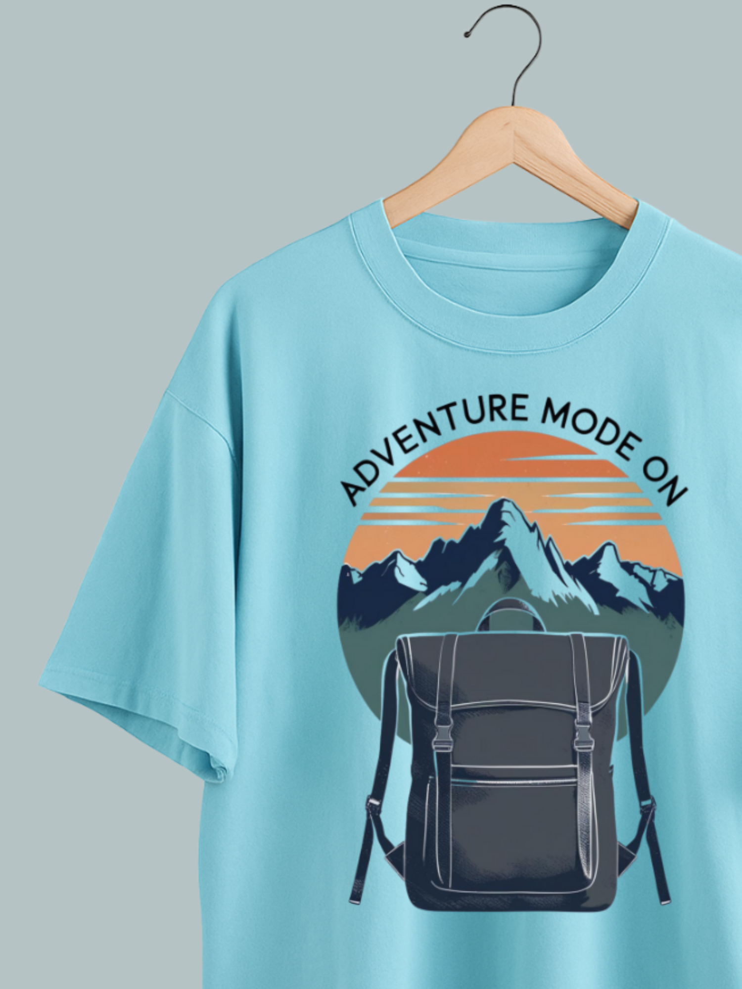 Adventure Mode On Oversized T Shirt - Image 4