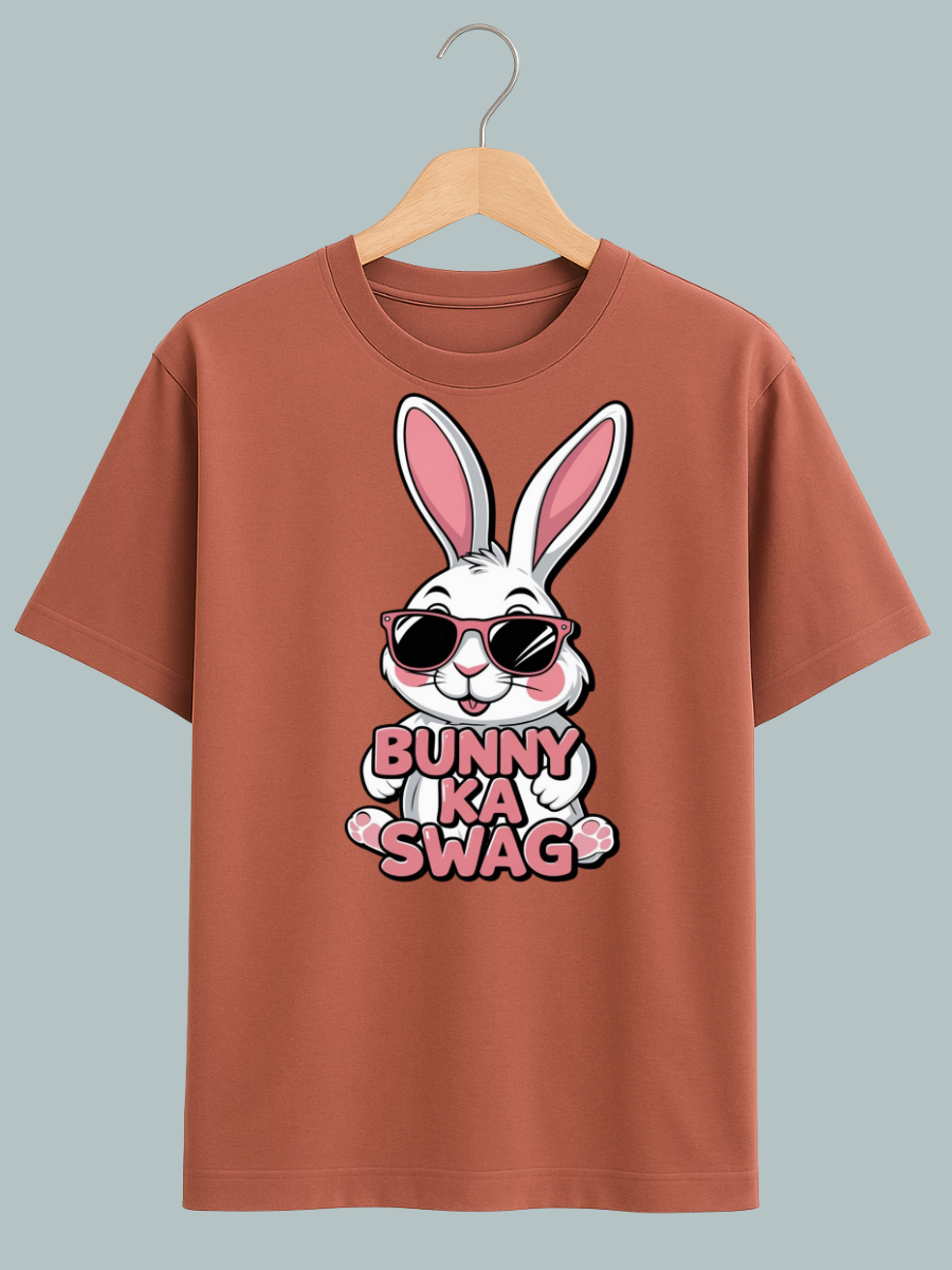Bunny Ka Swag Oversized T Shirt - Image 2