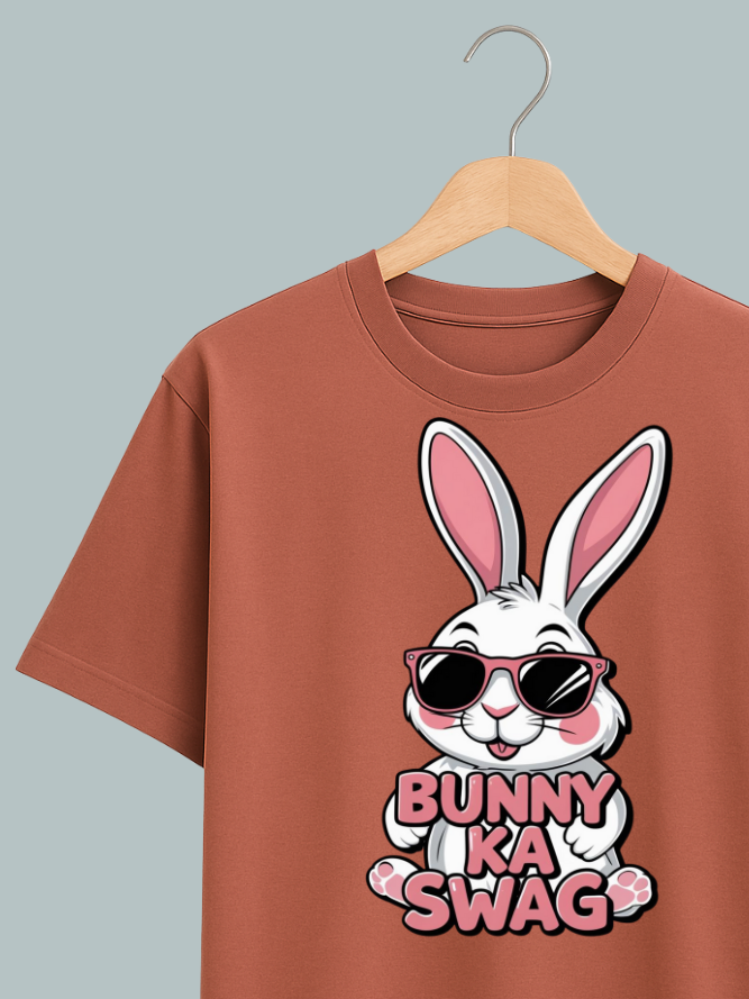 Bunny Ka Swag Oversized T Shirt - Image 4