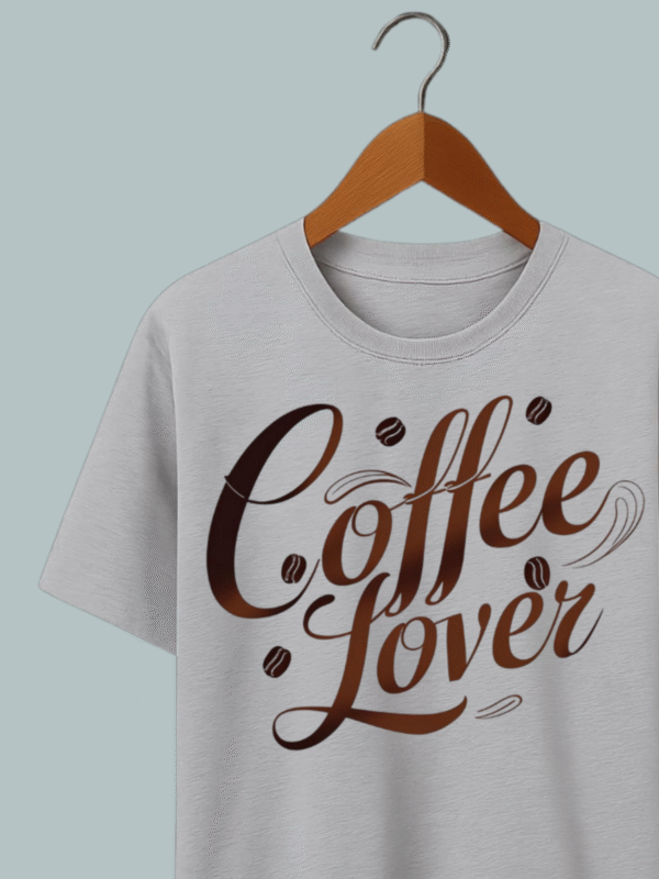 Coffee Lover Oversized T Shirt - Image 4