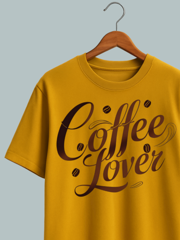 Coffee Lover Oversized T Shirt - Image 3