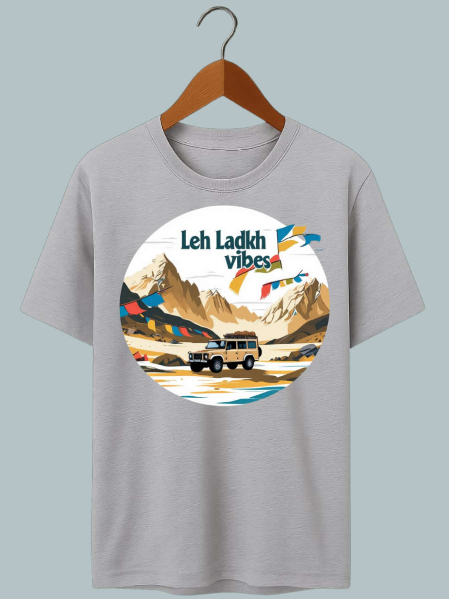 Leh Ladakh Vibes Oversized T Shirt - Image 2