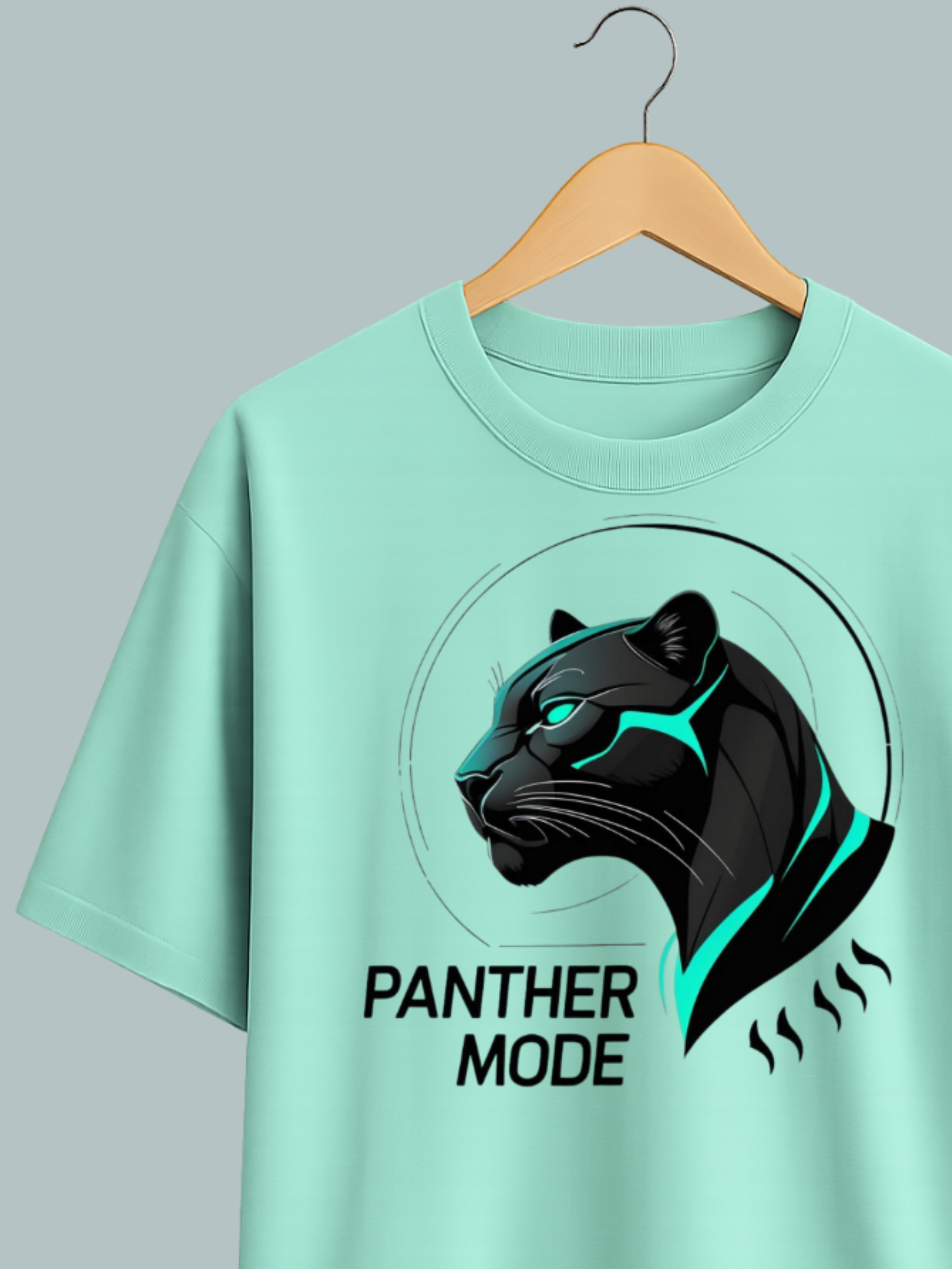 Panther Mode Oversized T Shirt - Image 3