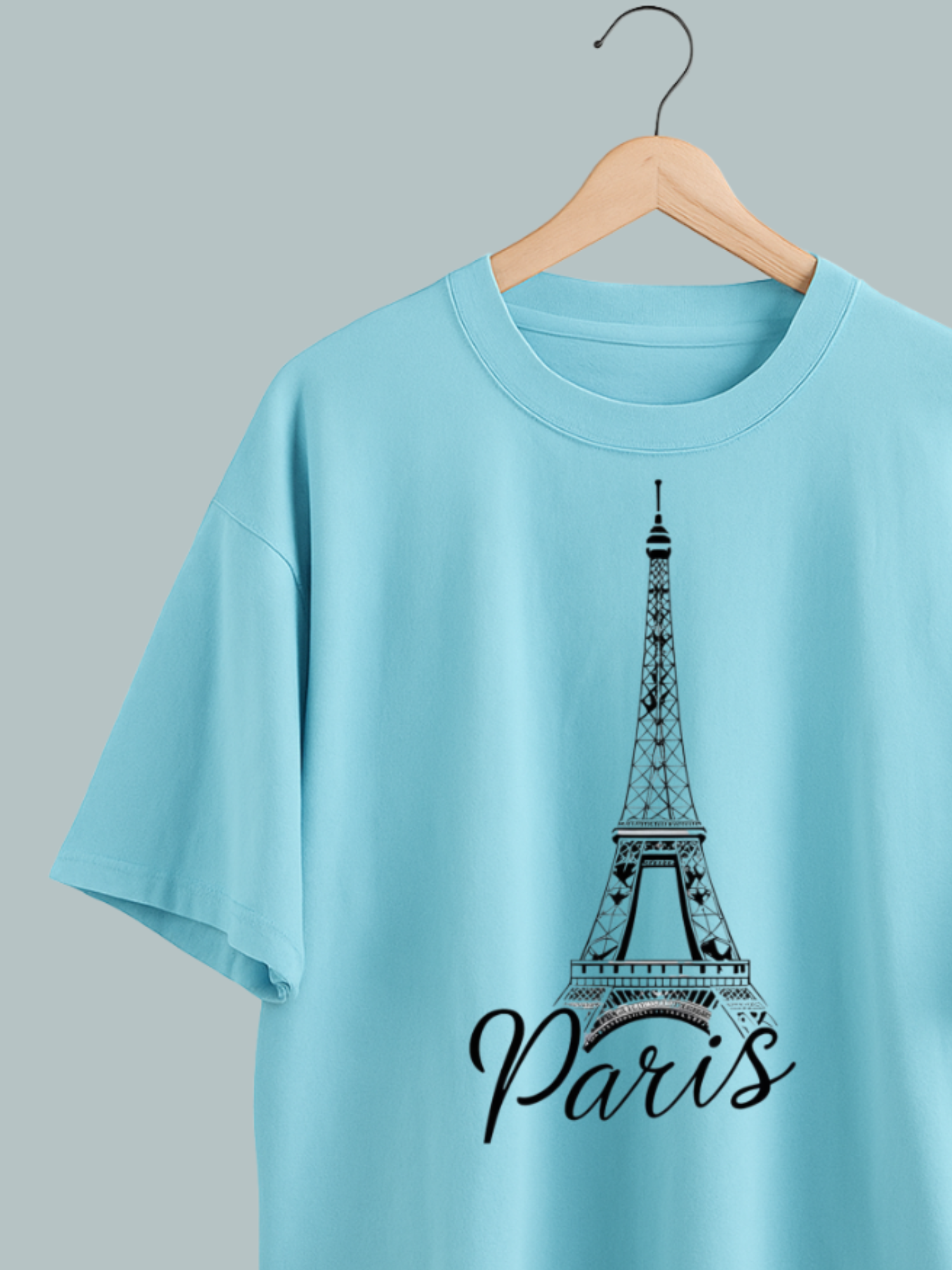 Paris Eiffel Tower Oversized T Shirt - Image 4