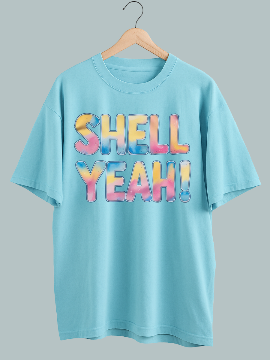 Shell Yeah! Oversized T-Shirt - Image 2
