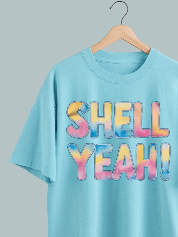 Shell Yeah! Oversized T-Shirt - Image 4